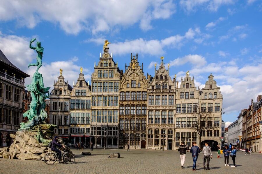 Antwerp Private Tour From Brussels - Market Square and the medieval center