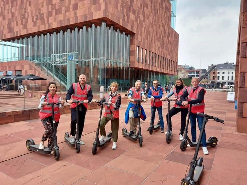 Antwerp: The Big Five City Highlights E-kickscooter Tour - Key points at a glance