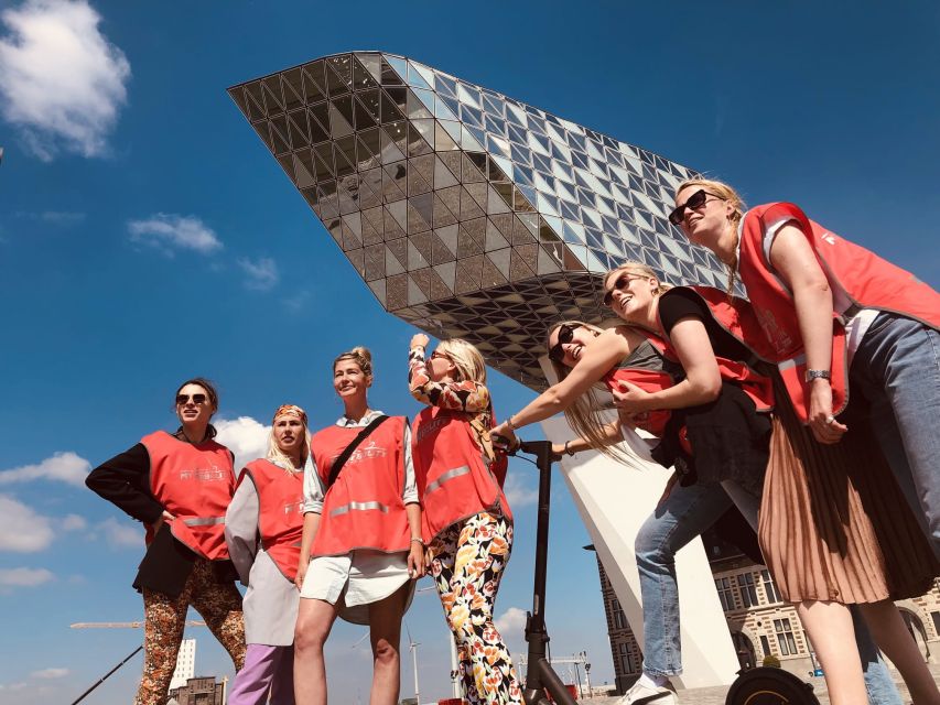Antwerp: The Big Five City Highlights E-kickscooter Tour - Along the Scheldt River