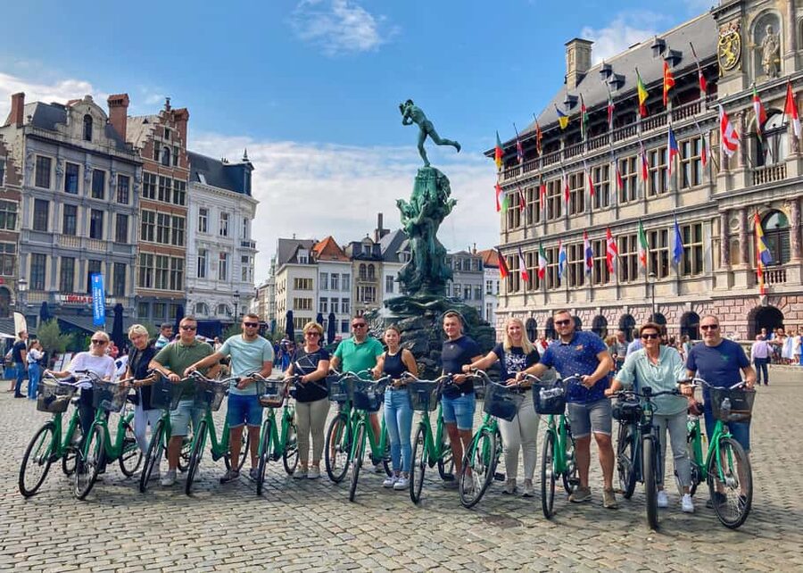 Antwerp: The Coolest Guided Bike Tour - Grote Markt and the old city quarter