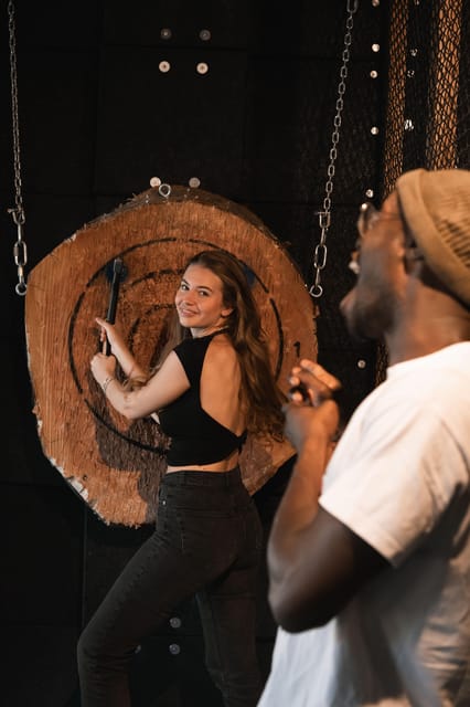 Axe Throwing Experience - The bar adds atmosphere, not included value