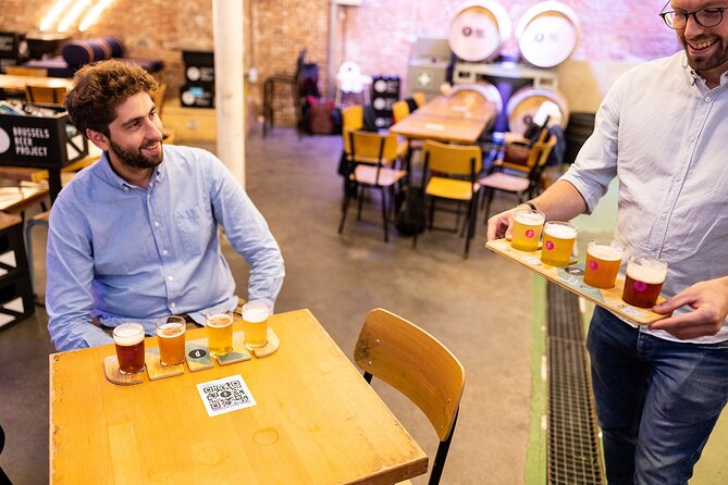 Beer Tasting Tour in Brussels - A welcome beer before the brewing explanation