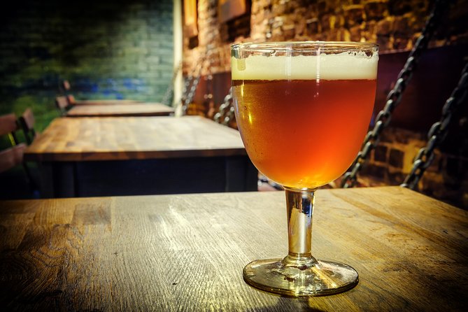 Belgian Beer Tasting in Brussels - Three more Belgian samples at the penultimate bar