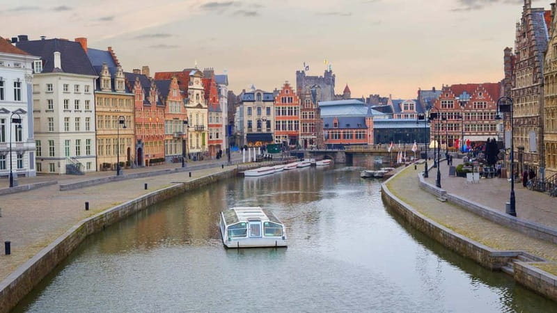 Best of Gent: Private Walking Tour with a Local - St. Michael’s Bridge delivers the best skyline view