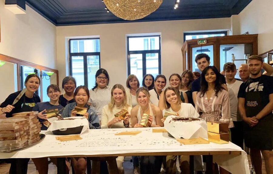 Bruges: Chocolate Truffle Making Class - Starting with recipes and a cup of hot chocolate