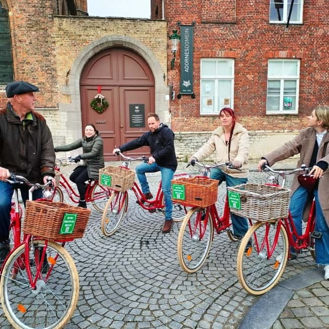 Bruges: Guided Retro Bike Tour of Highlights and Hidden Gems - Windmills and the Sint-Anna quarter