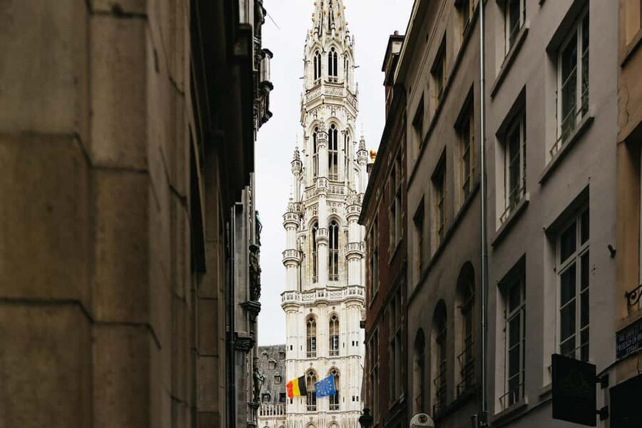 Brussels: Beer Tasting Tour with 7 Beers and Snacks - Cheese, fries, sausage, pickles, and chocolate