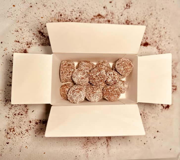 Brussels: Chocolate Truffle & Belgian Hot Chocolate Workshop - Rolling Belgian truffles instead of just eating them