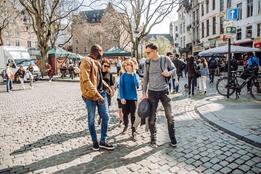 Brussels Comics & Street Art: Private Walking Tour - Don Quixote in Spanish Square