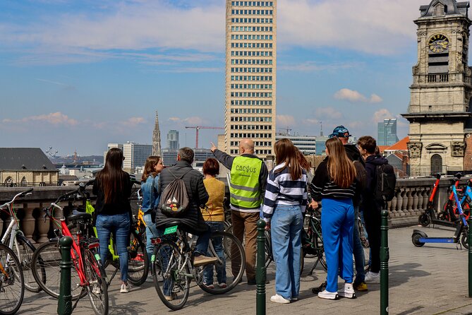 Brussels Highlights & Hidden Gems Bike Tour - The Palace of Justice and Marolles viewpoints
