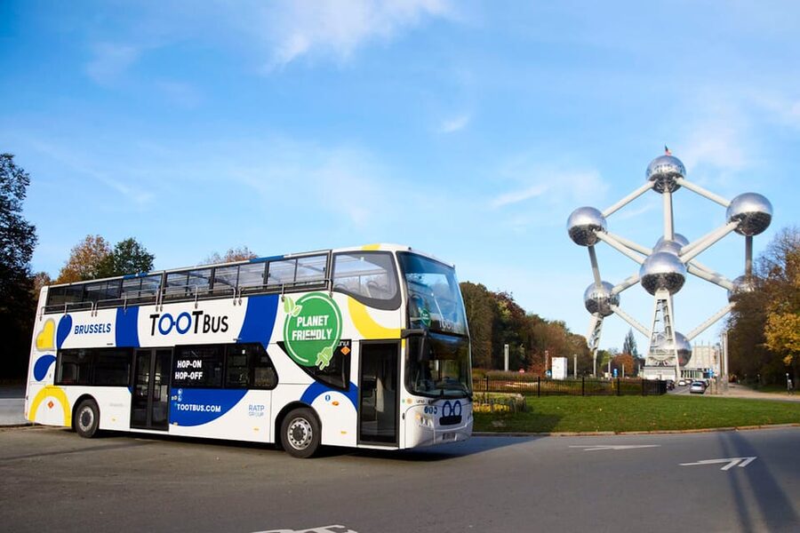Brussels: Hop-On Hop-Off Bus Tour& Belgian Beer World Museum - Stop 6: Poelaert, Louise, and the Courthouse