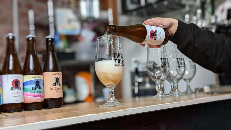Brussels: micro brewery & distillery tour + beer tasting - The taproom is where you can extend the visit