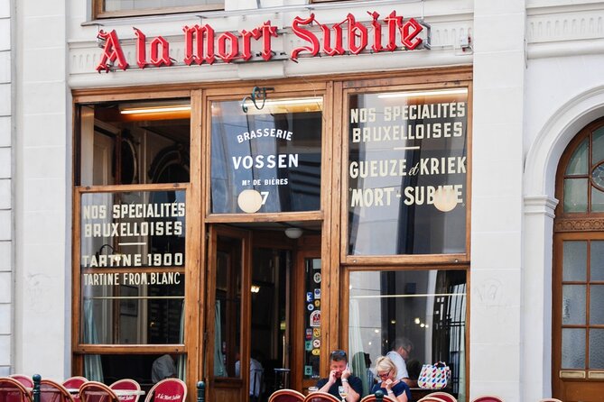 Brussels Old Town & Beer Secrets: Self-Guided Puzzle Walk - Place de la Bourse, Brussels in grand scale
