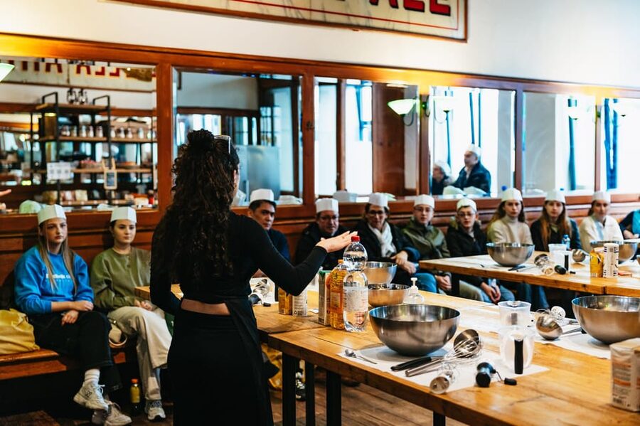 Brussels: Waffle Making Workshop - All You Can Eat - Decorating with chocolate, cream, and fruit