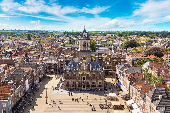 Delft and Keukenhof Gardens Tour from Brussels - The leaning Oude Kerk