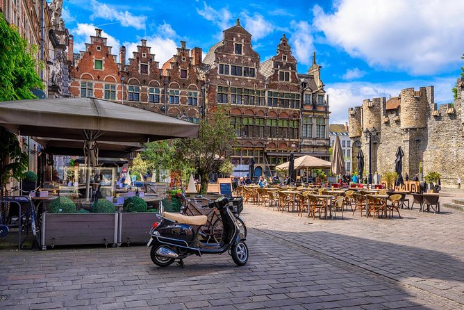 Excursion to Bruges and Ghent by bus from Brussels - Arriving in Bruges at Minnewater Lake