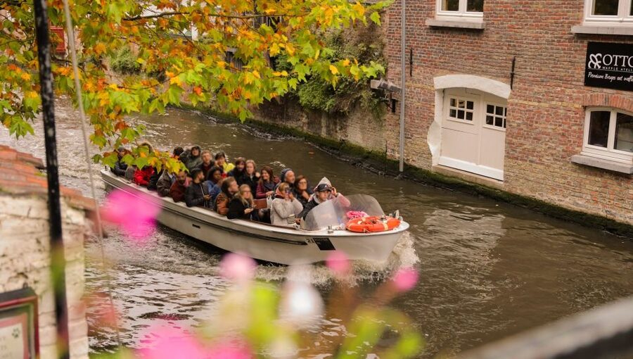 From Paris: Day Trip to Bruges with Optional Seasonal Cruise - Canal views from the water