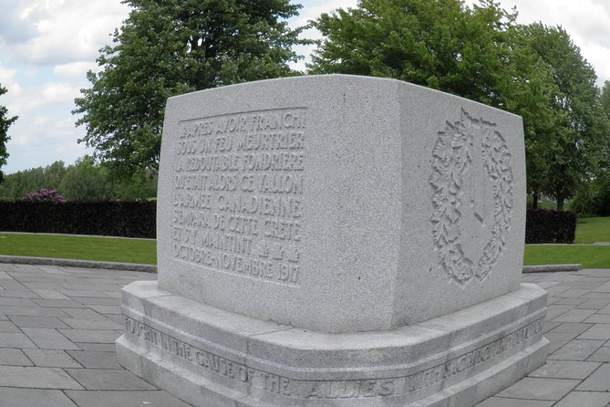 Full Day Canadian WW1 Vimy and Somme Battlefield Tour from Ypres - Thiepval Memorial and its 72,000 names