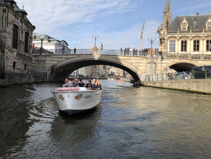 Ghent: 40-Minute Historical Boat Tour of City Center - Graslei: Ghent’s grand canal-side façades