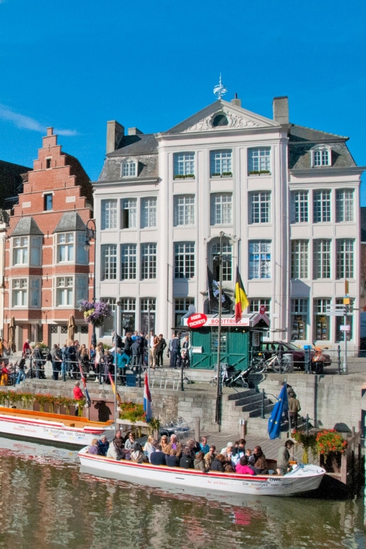 Ghent: 40 Minute Medieval Center Guided Boat Tour - The medieval harbor sets the tone