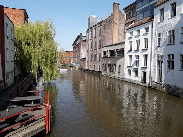 Ghent: Beer and Sightseeing Adventure - Geneva gin at a tiny waterside tavern