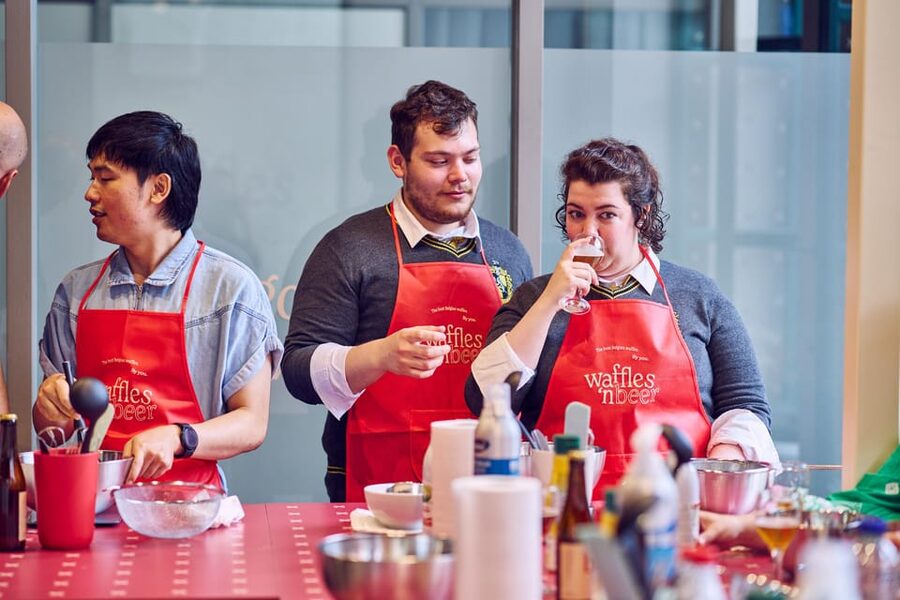 Ghent: Belgian Waffle-Making Workshop with Beer Tasting - How the $55 price holds up