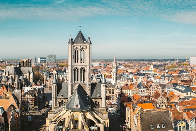 Ghent: City Walk with Audio Guide in 7 Languages on your Phone - Korenmarkt, Saint Nicholas Church, and the city center