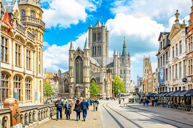 Ghent: City Walk with Audio Guide in 7 Languages on your Phone - The Belfry and Cloth Hall