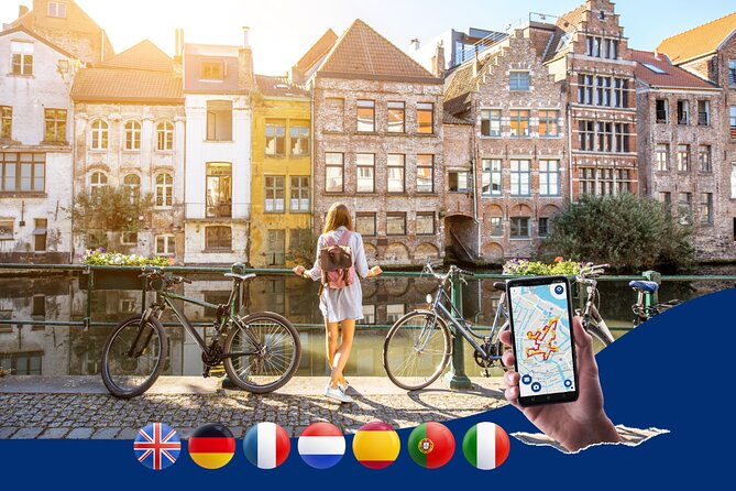 Ghent: City Walk with Audio Guide in 7 Languages on your Phone - How the 29 audio stories work