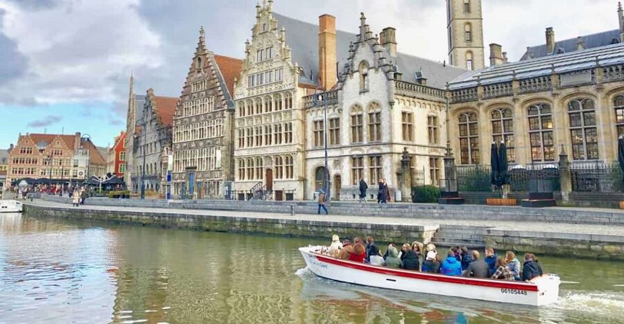 Ghent: Private Historical Highlights Walking Tour - Starting under the red umbrella at Saint Michael’s Bridge