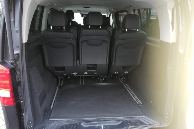 Luxury Minivan from Brussels airport to the city of Brussels - The important question: how much luggage fits?