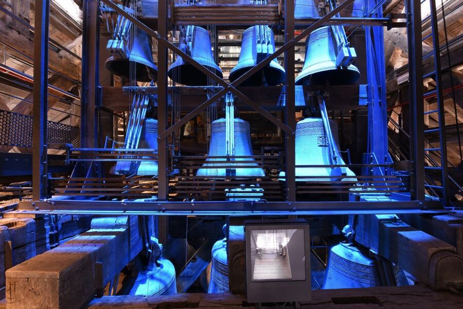 Mons : The Belfry - Entering the Visitor Center and Windows of Time