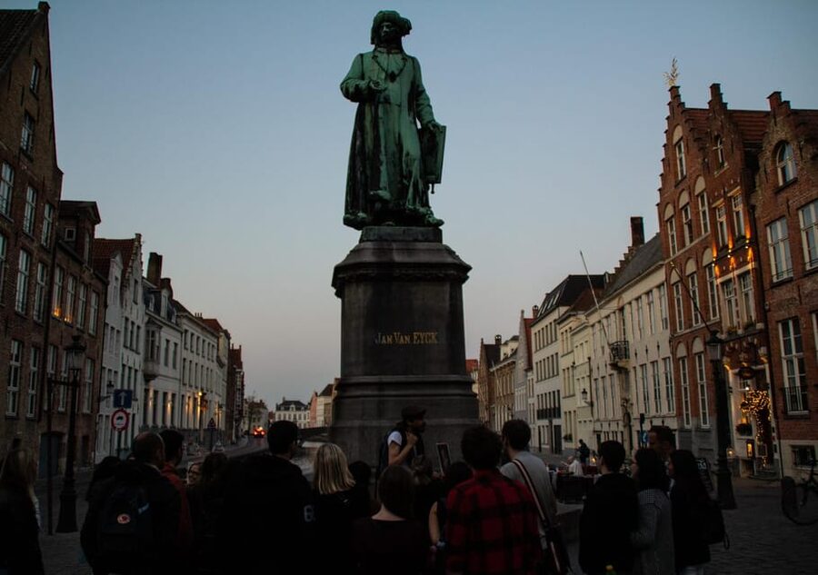 Night Tour: The Dark Side of Bruges - by Legends - Jan Van Eyck Square and the city’s lesser-known side