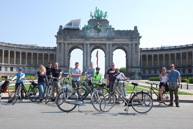 Small-Group Highlights of Brussels Bike Tour - Palace of Justice and the view toward the Atomium