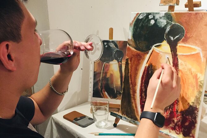 Wine and Painting Workshop Experience in Brussels - The value of the $95.31 price